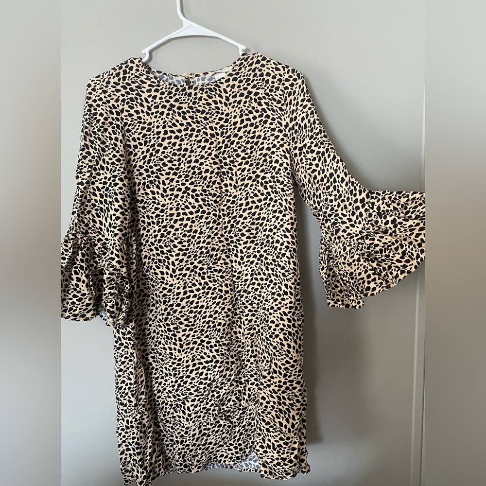 H&M animal print dress